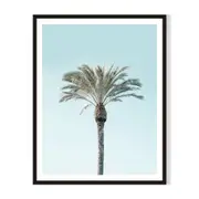 Perfect Palm Framed Printed Wall Art - Black