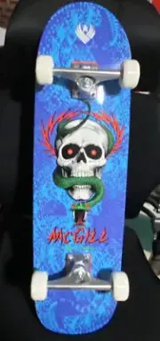 Powell Peralta Mike McGill Blue Flight Deck Complete 8.97" Skateboard Bones