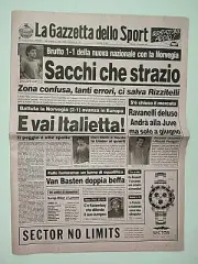 Scottish Mountaineering Screen Sport 14 Nov 1991 Radishes Italia-Norvegia 1-1