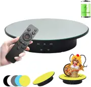 QINMAY 360 Degree Rotating Display Stand,360 Degree Photography Turntable with R