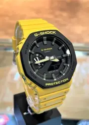 Casio G-Shock Resin Strap Men Watch GA-2110SU-9ADR Original New