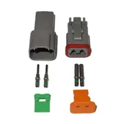 Deutsch DT 2-Way 2 Pin Electrical Connector Waterproof Plug Kit