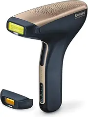 Beurer IPL Velvet Skin Pro Battery Hair Removal Device - Permanent Hair Removal with IPL Technology for Body Face Bikini Line with App (Black)