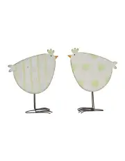 [Willow & Silk] Trendy Chook Ornament 2 Pack in Multi