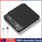 Mini Coffee Scale W/ Timer Rechargeable 3kg/0.1g Portable Digital Kitchen Scale