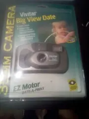 Vivitar EZ Motor Big View Date-A-Print 35mm Point & Shoot Film Camera Brand New