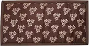 [KALA DARSHAN CRAFTS BAZAAR] Printed Folding Mat (Brown, Natural Grass with Foam, 3X6 Feet)