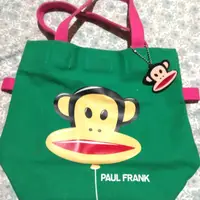 在飛比找蝦皮購物優惠-Paul Frank(綠色)二手包