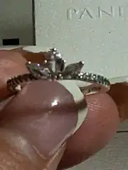 NEW 100% Authentic PANDORA 925 Silver Sparkling Herbarium Cluster Ring Size 7