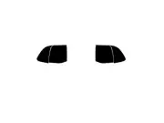 Rvinyl Tail Light Tint Covers Compatible with Porsche Cayenne 2007-2010
