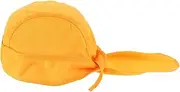[Healvian] Sports Bandana Has Headband Hats for Men Hard Hat Sweatband Bicycle Sweatband Sweat Hairbands Sweatband for Helmet Skull Caps for Men Sweat Band for Women Caps Men Yellow Polyester