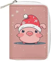 [RTFGHJS] Red Rose Sugar Skull PU Leather Card Holder - Slim Durable Credit Card Organizer for Men & Women, PeachPiggy, 16x11.5cm