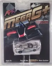 Racemasters AFX Mega G+ Silver / Black Ford GT HO Scale Slot Car - New - #22012