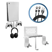 Hosanwell PS5 Wall Mount, PS5 Wall Mount Kit with 2 Detachable Controller Hol...