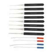12 Pcs Broken Key Extractor Tool Set 0.2 to 0.4mm Lock Pick For Repair Kit