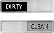 Kichwit 304 Stainless Steel Dishwasher Magnet Clean Dirty Sign, 7 x 1.6 Inches