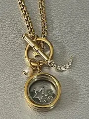 Origami Owl Gold To The Moon Petite Locket