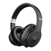 Headset Wireless Bluetooth Headset 5.0 Sports Card Stereo with Microphone - Black-White