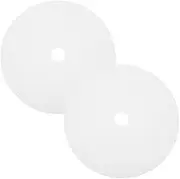 Mobestech 2Pcs Silicone Dehydrator Sheets Non Stick Round Tray for Food Dryer for Drying Fruits Vegetables and Jerky Easy to Clean and Use