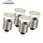 4pcs E10 2016 LED 3V/4.5V/6V Flashlight Replace Light Screw Bulb Lamp Warm/White