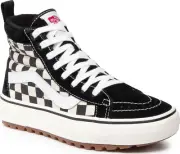 VANS UA SK8-Hi MTE-1 Sneakers Black/white/checkerboard New