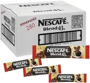 NESCAFÉ BLEND 43 Instant Coffee Stick Packs (1.7g x 280), 476g