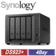 Synology 群暉 DiskStation DS923+ 4Bay NAS網路儲存伺服器