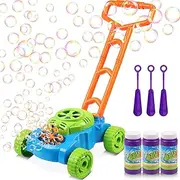 Lydaz Bubble Mower, Bubble Machine Lawn Games Outside Toys for Kids Toddlers