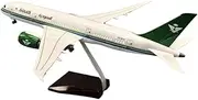 Replica 1:130 for Air Airbus 787 B787 Saudi Arabian Aircraft Model Die-Cast with LED Lights Souvenir Collection Toy Airplane Toy(2: with lamp)