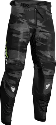 Thor Pulse Air Cameo, textile pants , color: Black/Grey , size: 30