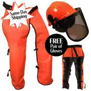 Cold Creek Chainsaw Chap Combo KIT - 35" (SMALL) -BONUS- FREE pair of gloves!!