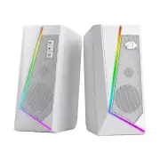 Redragon GS520 RGB Desktop Speakers 2.0 Channel PC Computer Stereo Speaker