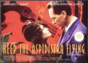 Modern FILM POSTER Postcard: KEEP THE ASPIDISTRA FLYING (Richard E Grant)