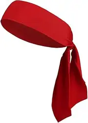 [OSOLADY] Tie Sweatband Headband for Men and Women Non Slip Workout Headband for Running Yoga and Sports Comfortable and Durable Fashion Sports Tie Headband