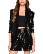 Susana Monaco Square Sequin Blazer