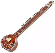STRING INSTRUMENT HANDMADE ELECTRIC SITAR WOODEN INDIAN HIGH QUALITY WITH BAG