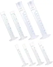 1 Set Plastic Measuring Cylinder Practical Measuring Cup Measuring Tool Garden Cup Scale Measure Cup Measuring Cup for Farm Measuring Container Orchard Measuring Cup re-usable