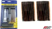 Tubeless Tyre Repair Puncture Kit Tool Plug Set Car Bike Quad + 23 Strips New
