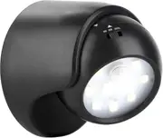 Outdoor Wall Light With Motion Sensor | 1000 Lumen Led Outdoor Lighting | Battery Powered Cordless Lighting | 360 Degree Swivel And Tilt