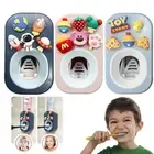 Automatic Toothpaste Dispenser Wall Mounted Toothpaste Squeezer for Kids Family