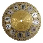 Roman Numeral Clock Metal Wire Drawing High-quality Aluminum High-quality Ink
