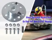 Sprocket Hub w/ 3/4"Bore 3/16"Keyway For Mini Bike 212cc 196cc 6.5hp