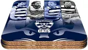 Geelong Cats AFL Footy Set of 4 Player Coaster