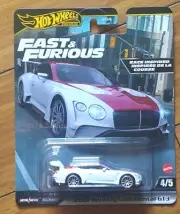MATTEL Hot Wheels Fast & Furious 2018 Bentley Continental GT3 White HVR63 Japan