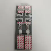 Holiday Suspenders Reindeer White Red Men's New Rowling