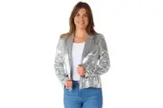 Silver Sequins Womens Suitmeister Jacket