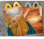2025 McDonald’s Pokémon Happy Meal Empty Box Charizard Empty Box