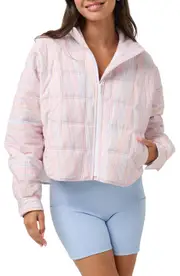 TravisMathew City Edge Quilted Jacket in Fox Golve Multi at Nordstrom, Size Large