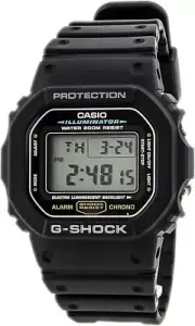 CASIO G-SHOCK DW-5600E-1 FOX FIRE Men's Watch Black