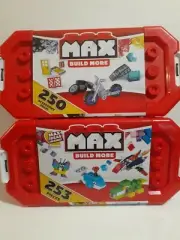 Max Build More Blocks Building Bricks 250 piece and 253 piece